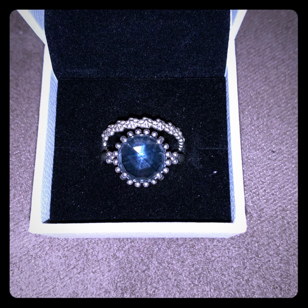 2 BEAUTIFUL AUTHENTIC PANDORA RINGS. 1 IS RETIRED!